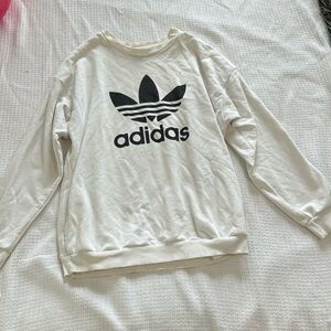 Adidas crew neck sweater with hidden pockets